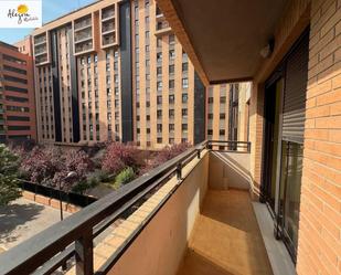 Balcony of Apartment for sale in  Valencia Capital  with Air Conditioner, Heating and Private garden