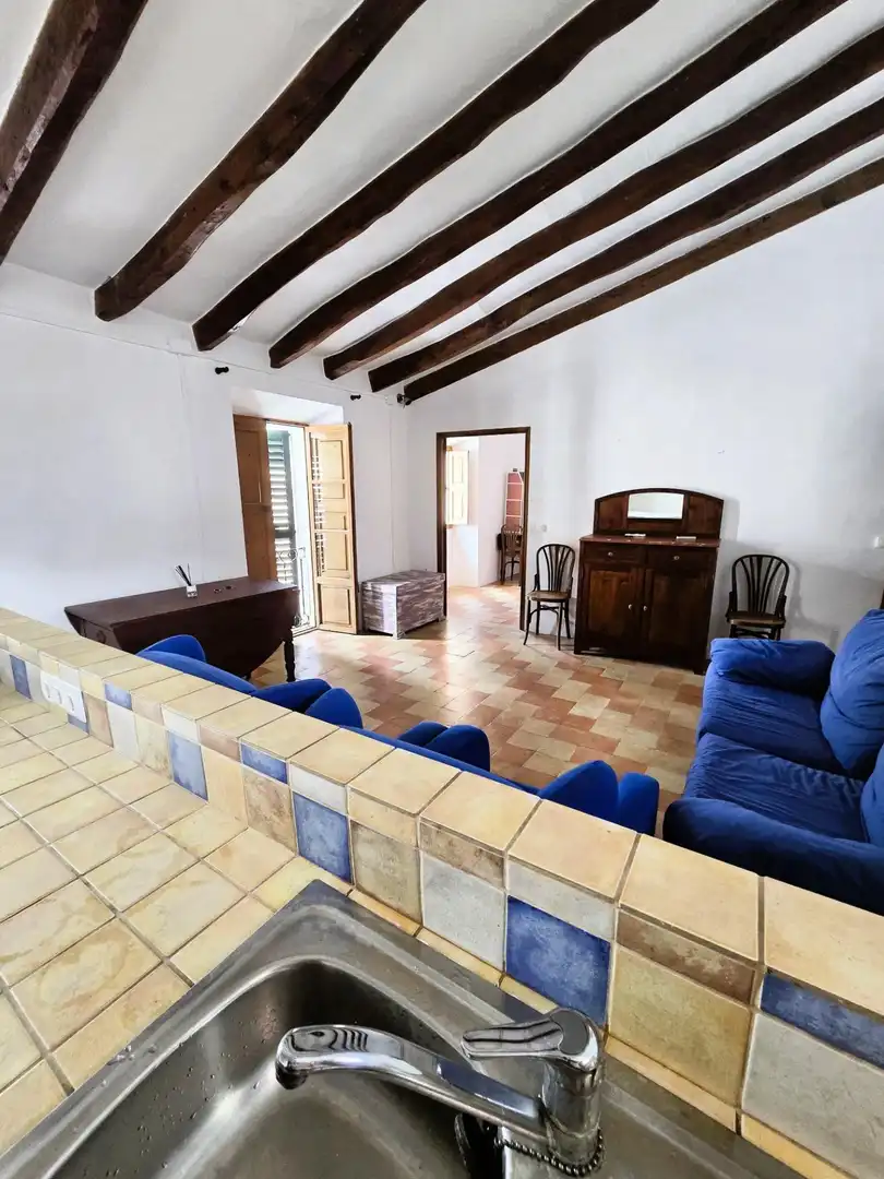 Sala d'estar de Casa o xalet en venda en Calvià amb Calefacció, Jardí privat i Terrassa