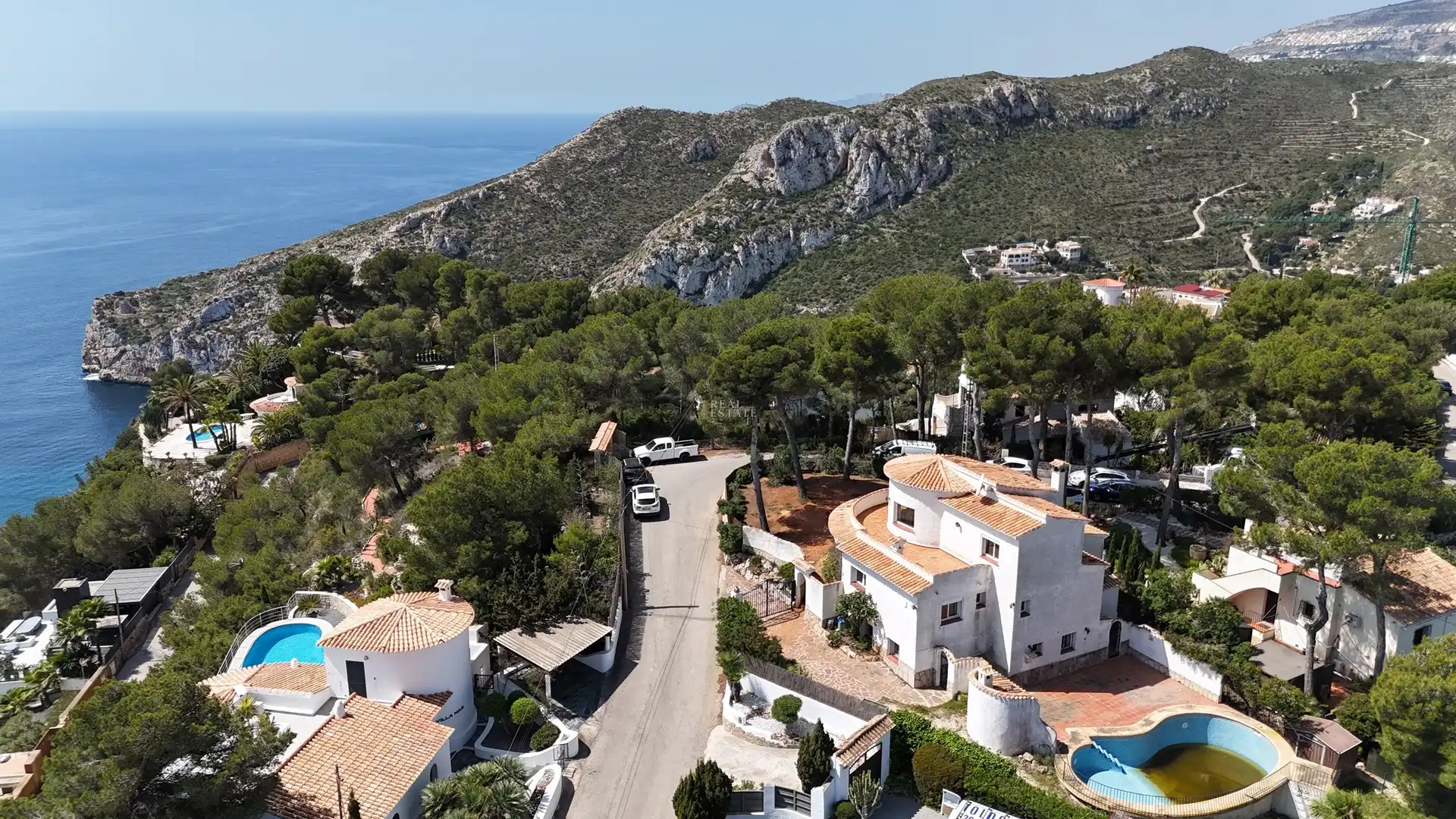 Exterior view of Houses for sale in Jávea / Xàbia  with Heating, Terrace and Swimming Pool