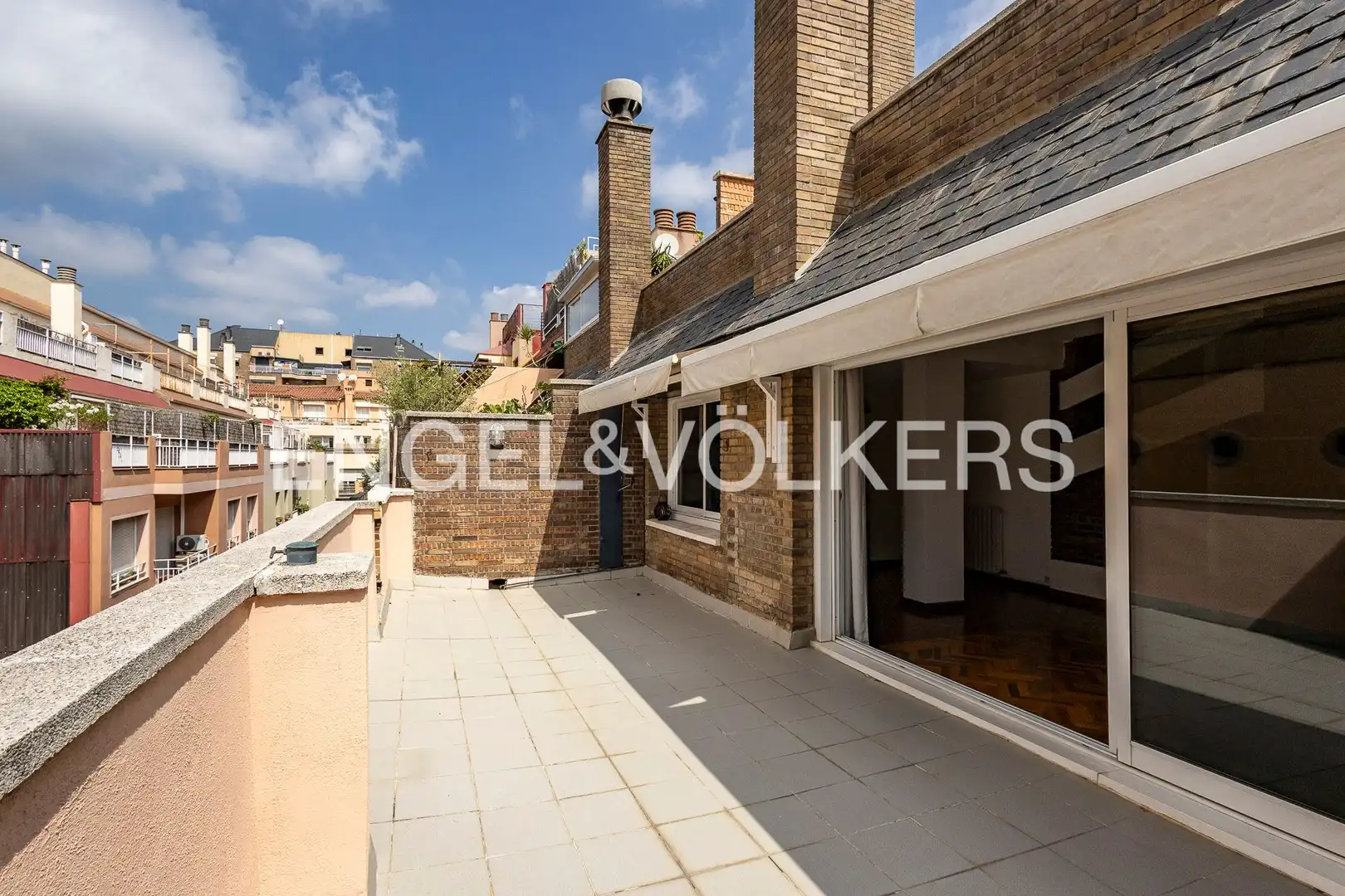 Terraza de Ático de alquiler en Barcelona con Aire acondicionado, Calefacción y Parquet