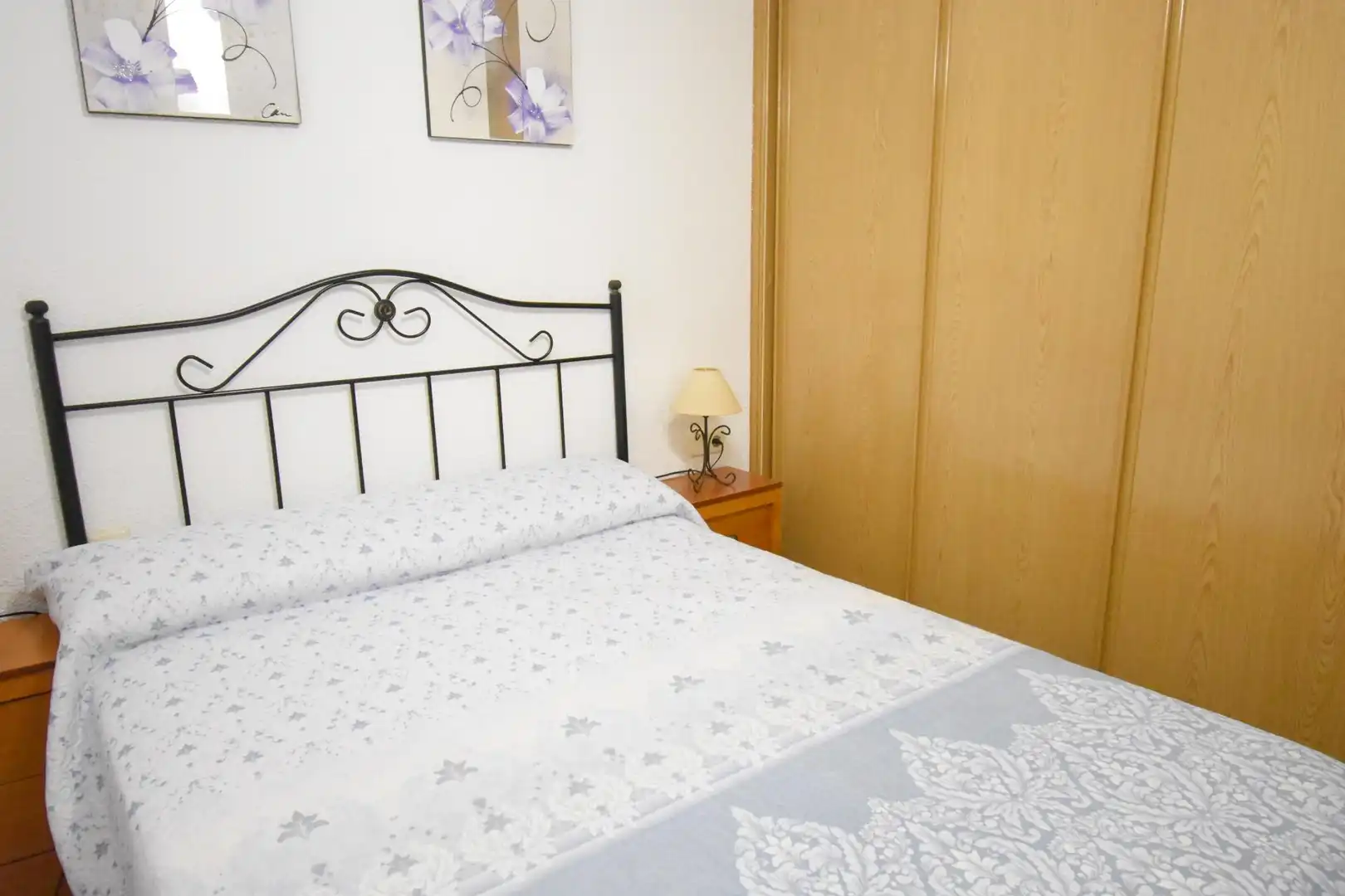 Bedroom of Flat for rent in El Campello  with Air Conditioner, Private garden and Terrace