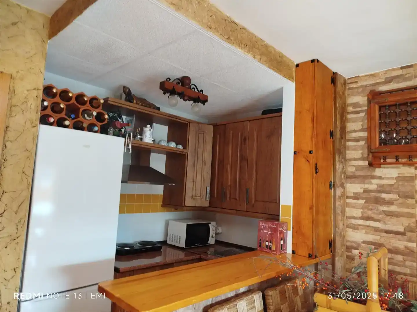 Cocina de Apartamento en venta en Fondón con Trastero, Amueblado y Microondas