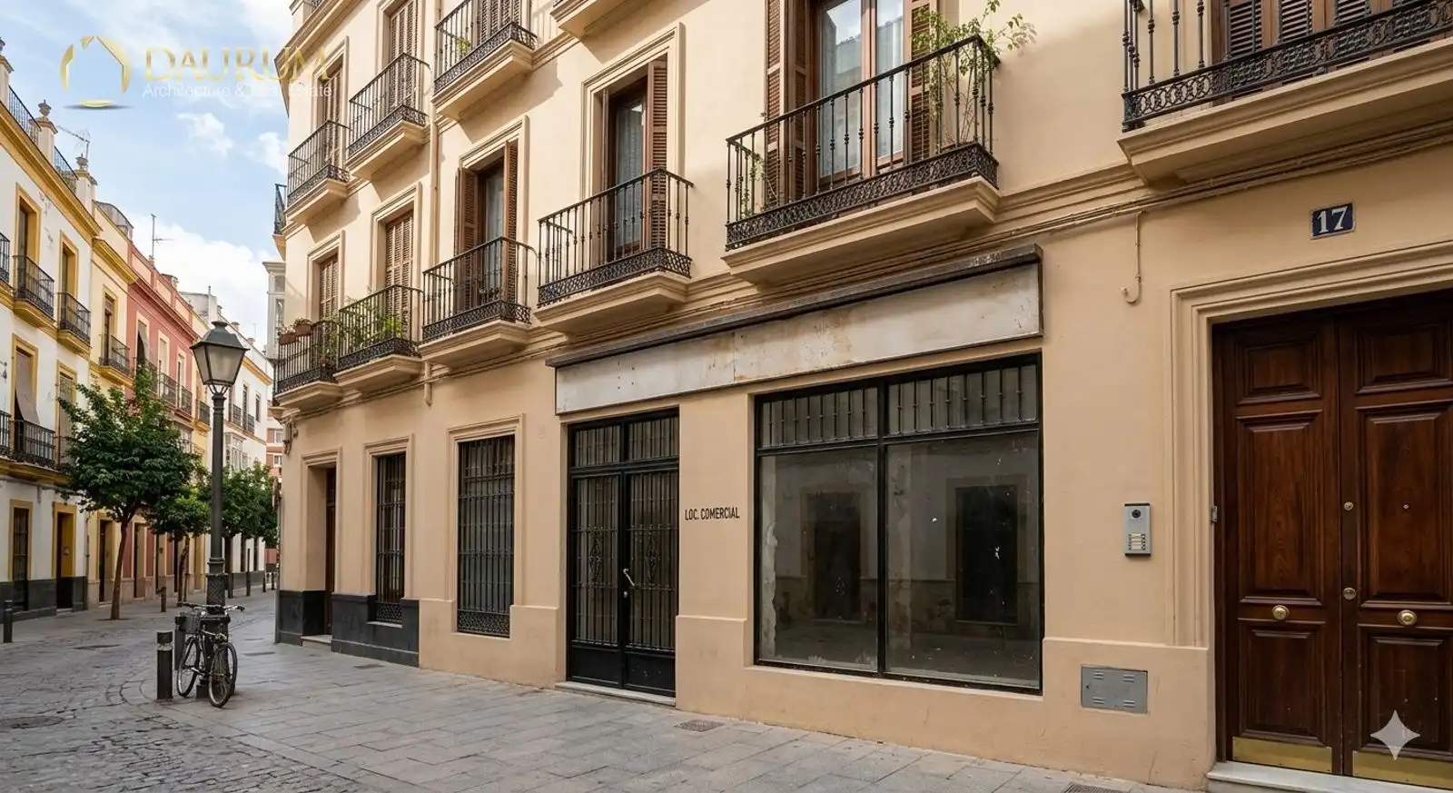 Exterior view of Buildings for sale in Sevilla