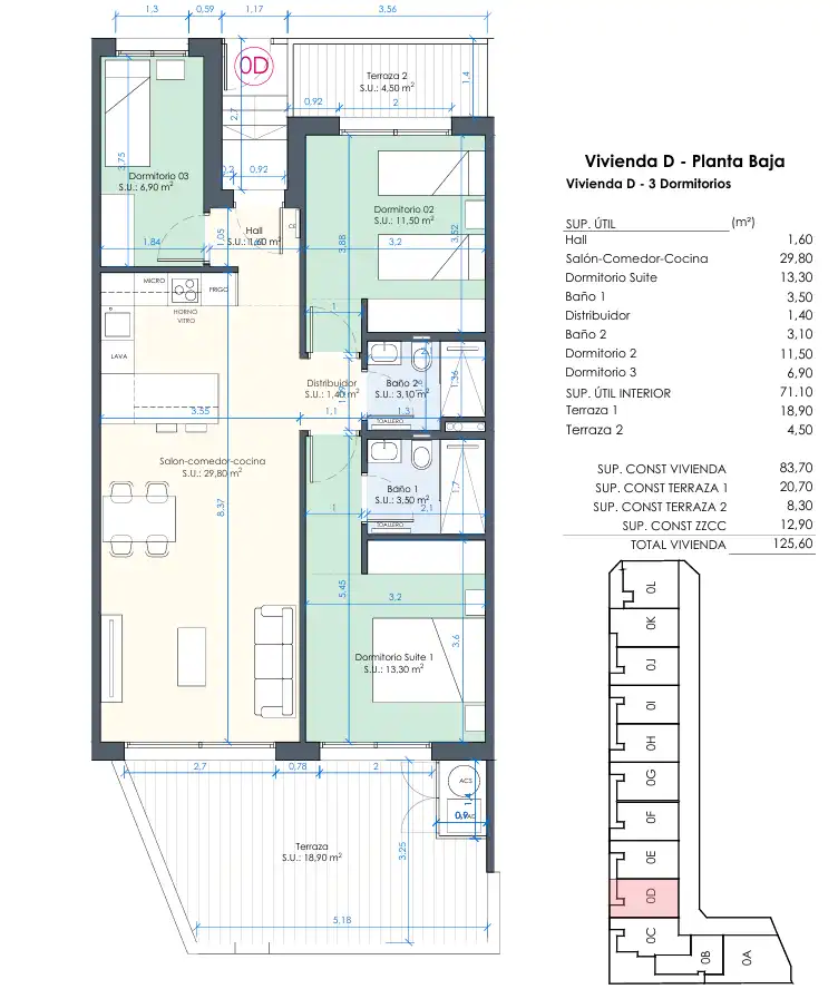 Flat for sale in Benijófar  with Air Conditioner, Heating and Private garden