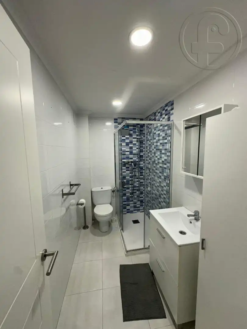 Baño de Piso de alquiler en Santander con Calefacción, Parquet y Amueblado