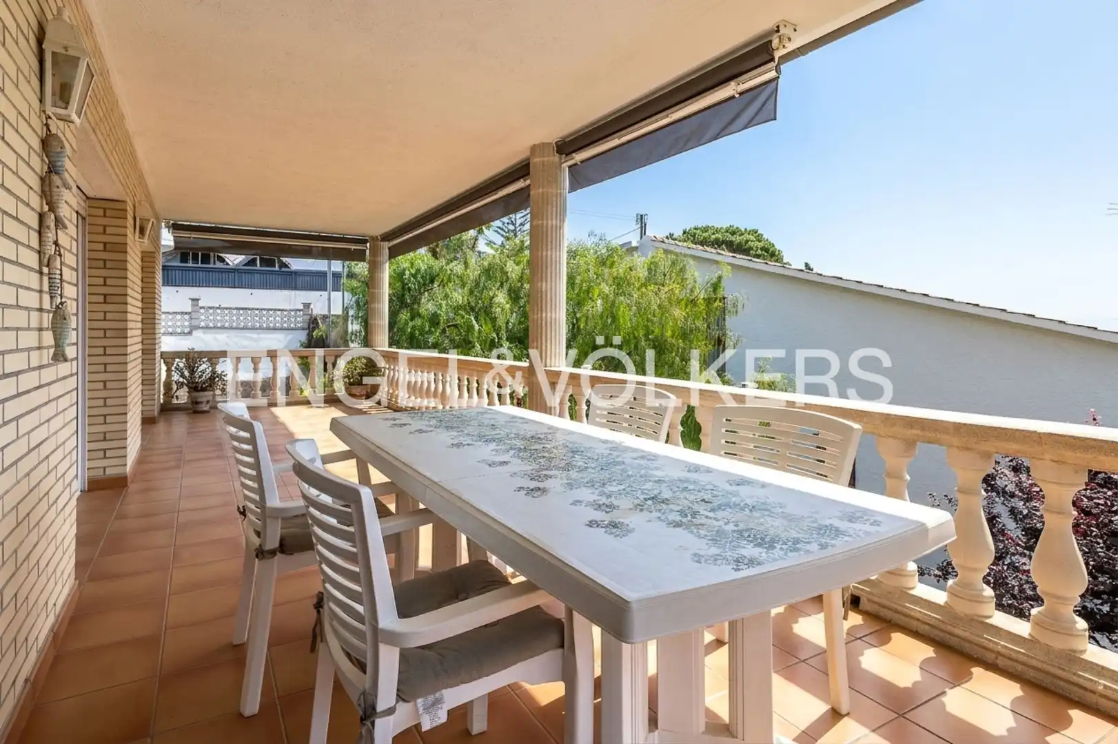 Terrace of Houses for sale in Sant Cebrià de Vallalta  with Heating, Private garden and Balcony