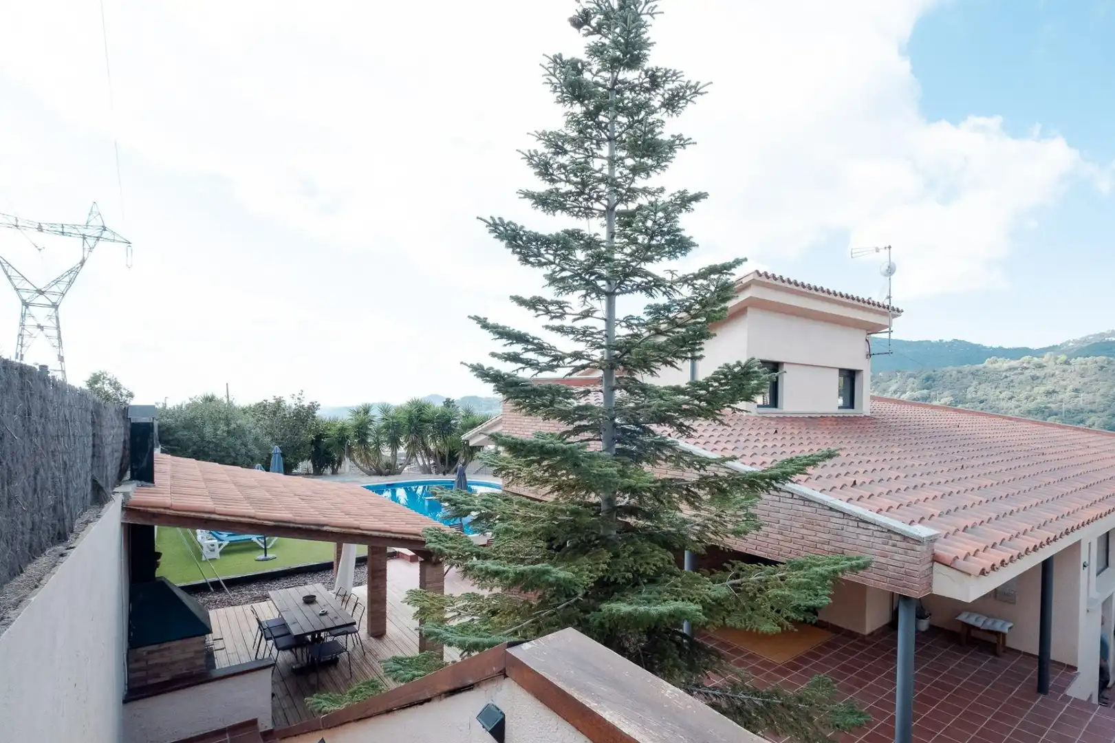 Terraza de Casa o chalet en venta en Caldes de Montbui con Aire acondicionado, Calefacción y Jardín privado