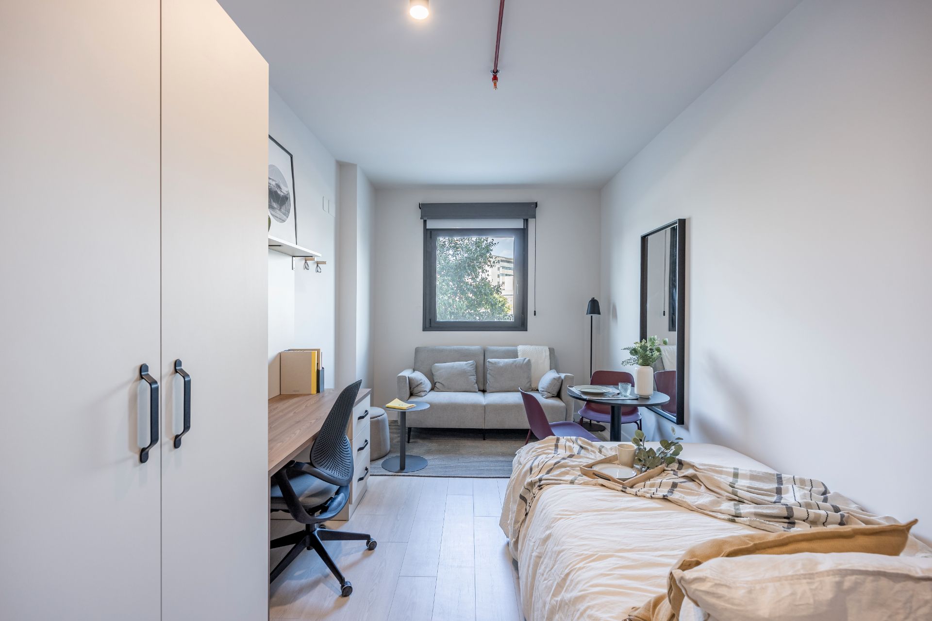 Bedroom of Study to rent in Armilla  with Air Conditioner, Furnished and Microwave
