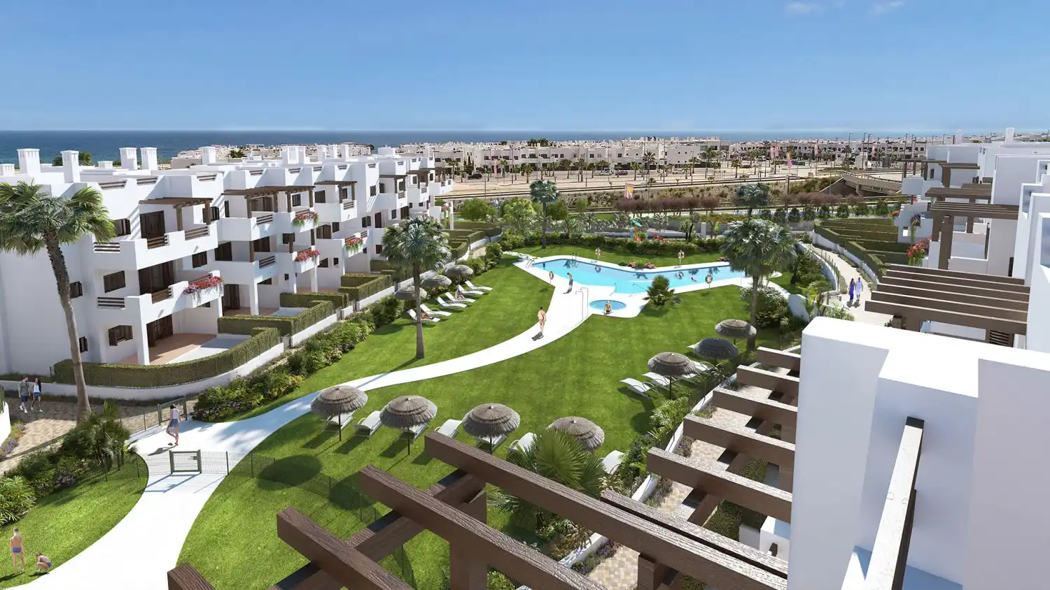 Flat with pool for sale in San Juan de los Terreros, imagen 12