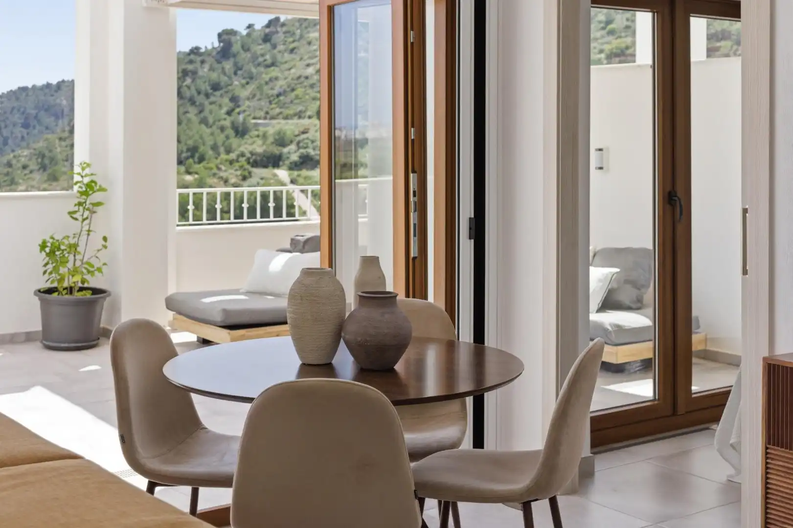Comedor de Ático en venta en Xeresa con Aire acondicionado, Jardín privado y Terraza