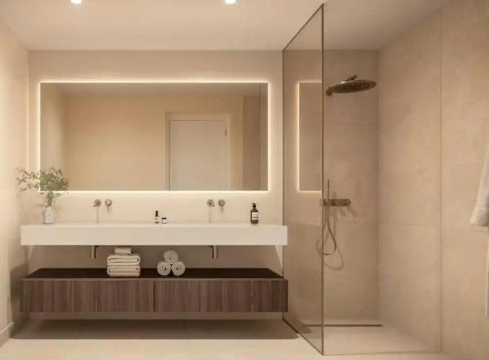 Baño de Apartamento en venta en Marbella con Aire acondicionado, Calefacción y Terraza