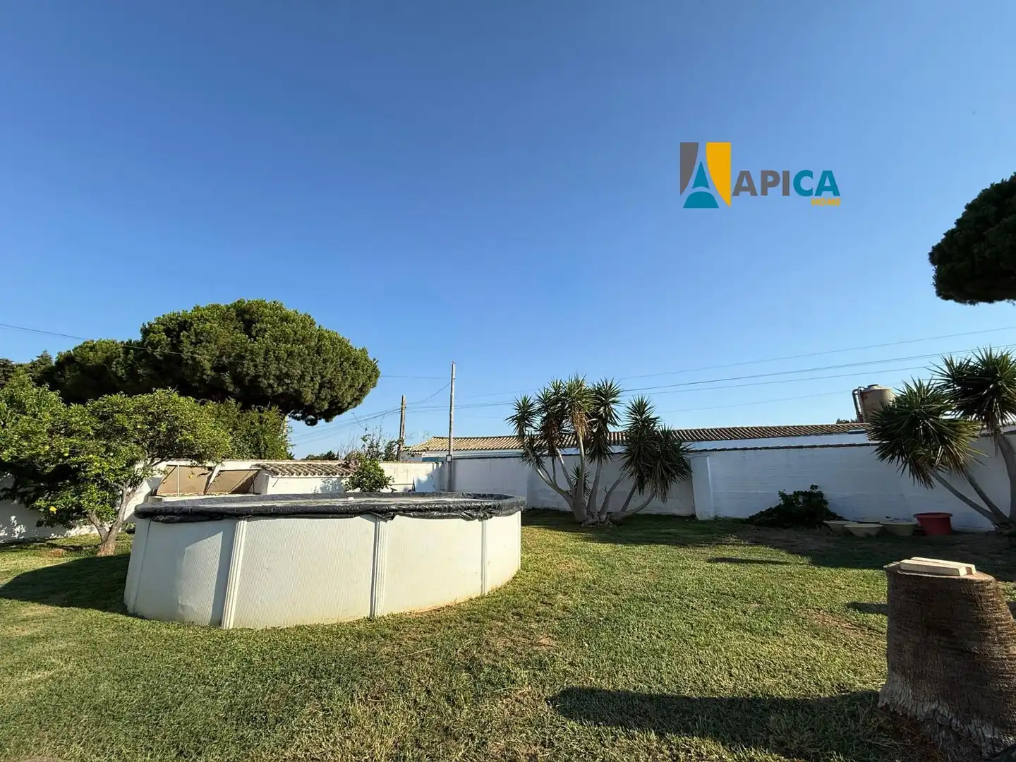 Jardín de Casa o chalet en venta en Chiclana de la Frontera con Aire acondicionado, Terraza y Piscina