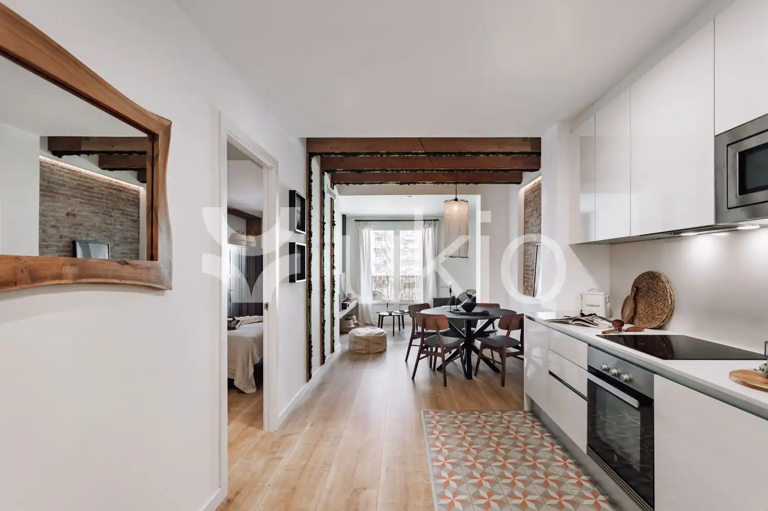 Appartement compact avec terrasse à louer à Carrer del Consell de Cent, imagen 14