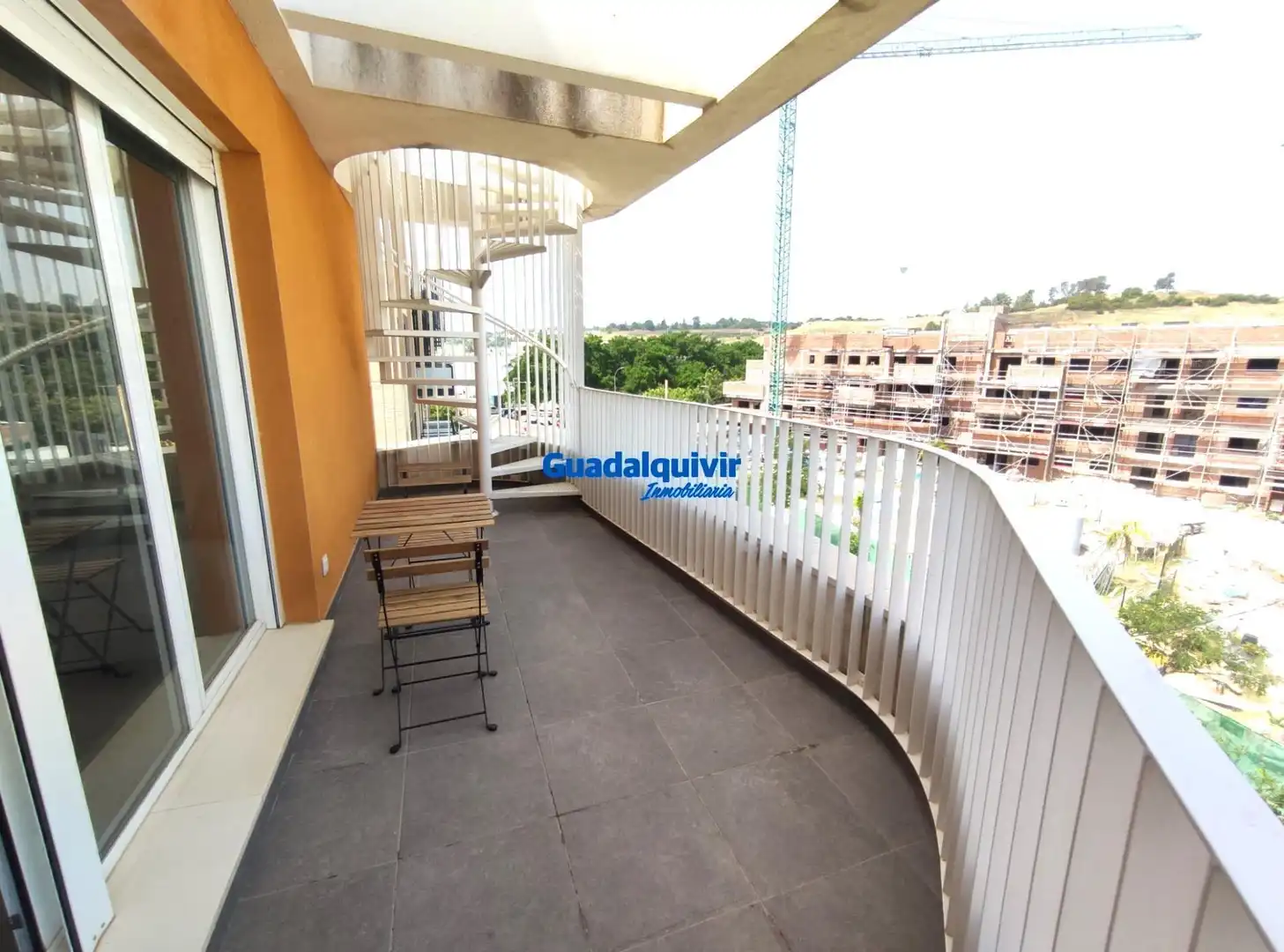 Terrace of Flat for rent in Camas  with Air Conditioner, Private garden and Terrace