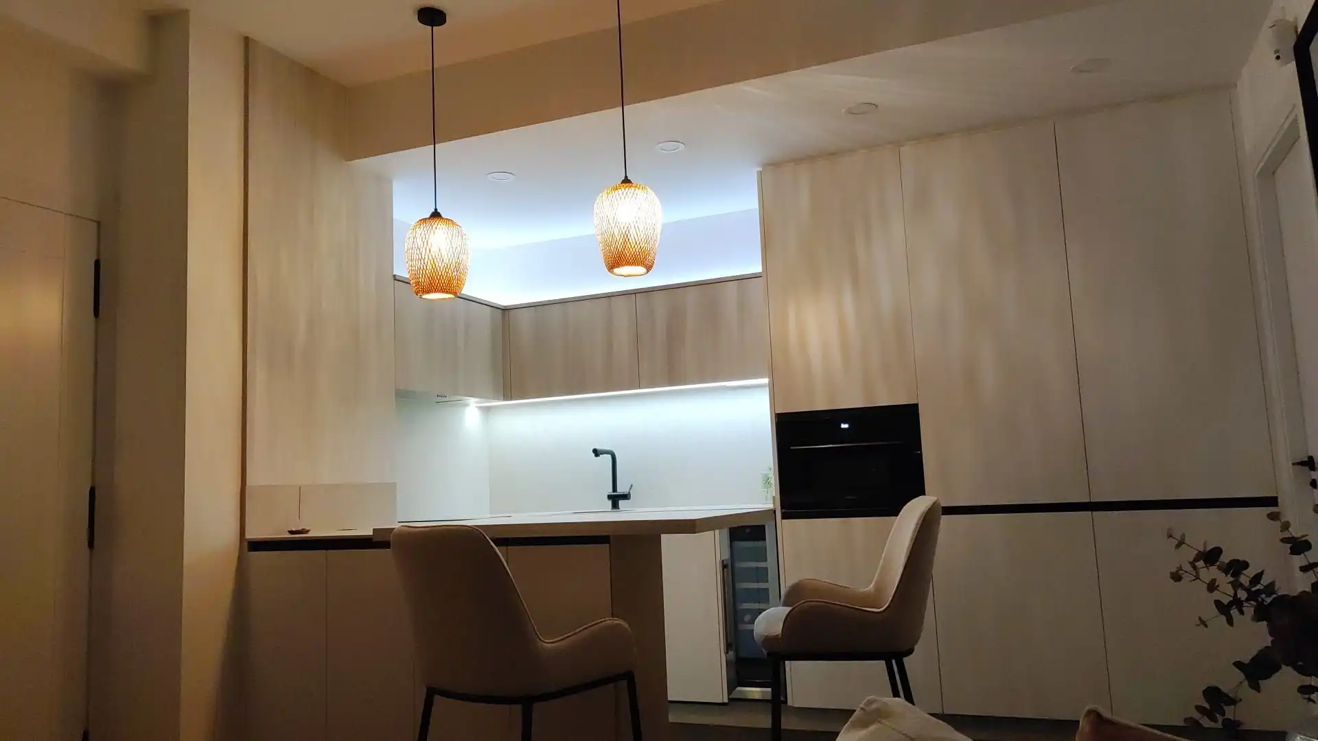 Cocina de Apartamento de alquiler en A Coruña Capital  con Calefacción y Amueblado