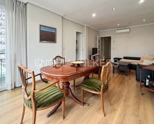 Dining room of Apartment to rent in  Valencia Capital  with Air Conditioner, Heating and Parquet flooring