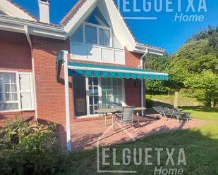Terrassa de Casa adosada en venda en Plentzia amb Calefacció, Jardí privat i Moblat
