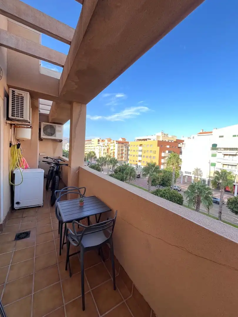 Terrace of Apartments for rent in Roquetas de Mar  with Air Conditioner, Terrace and Furnished