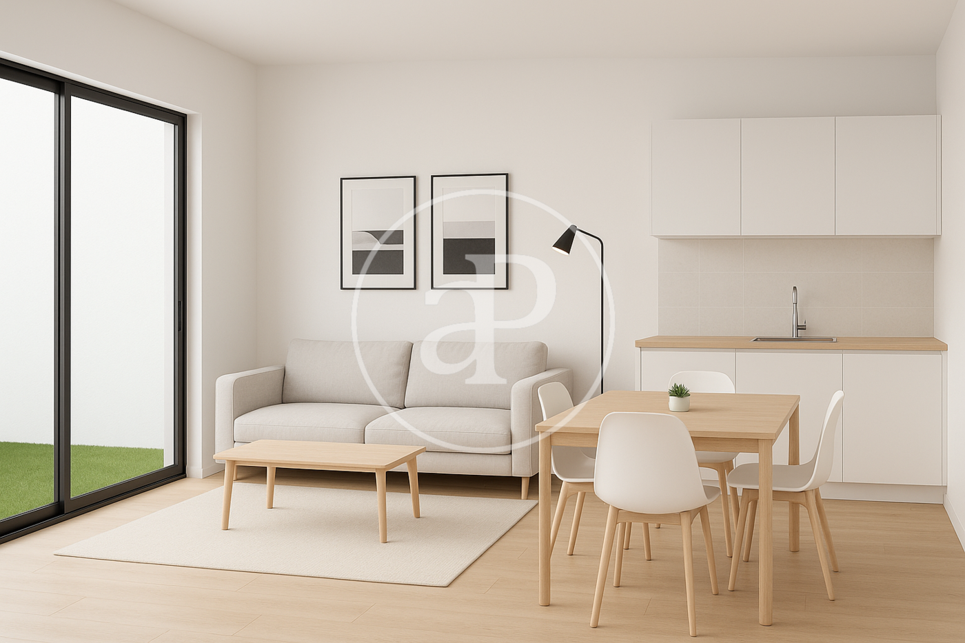 Living room of House or chalet for sale in  Valencia Capital  with Heating, Terrace and Furnished