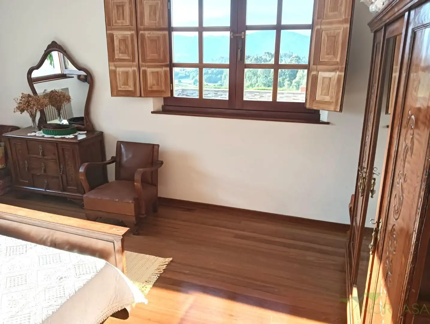 Living room of Houses for sale in Pravia  with Heating, Parquet flooring and Terrace