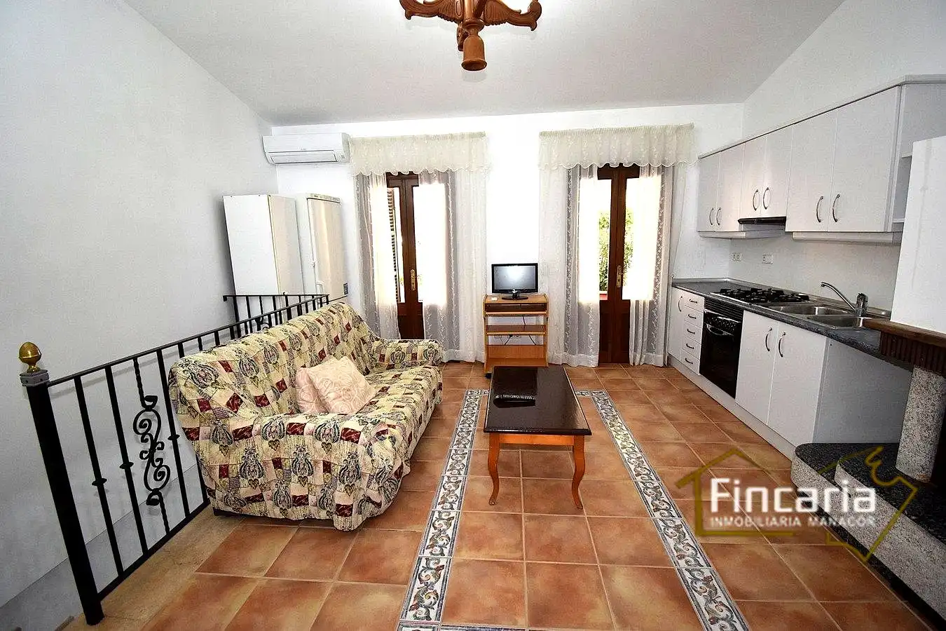 Sala d'estar de Casa o xalet de lloguer en Manacor amb Aire condicionat, Terrassa i Moblat