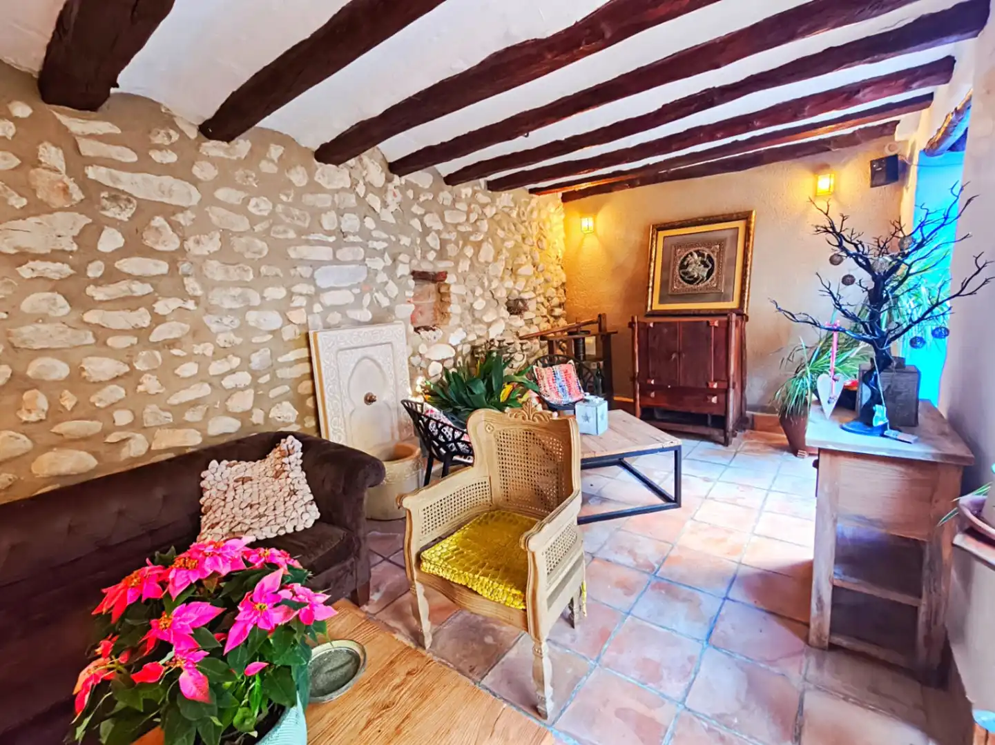 Sala de estar de Edificio en venta en La Vall de Gallinera