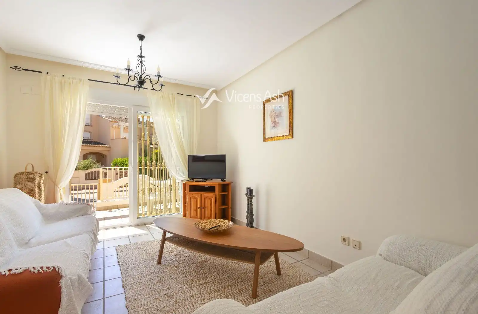 Sala d'estar de Casa adosada en venda en Jávea / Xàbia amb Calefacció, Piscina i Piscina comunitària