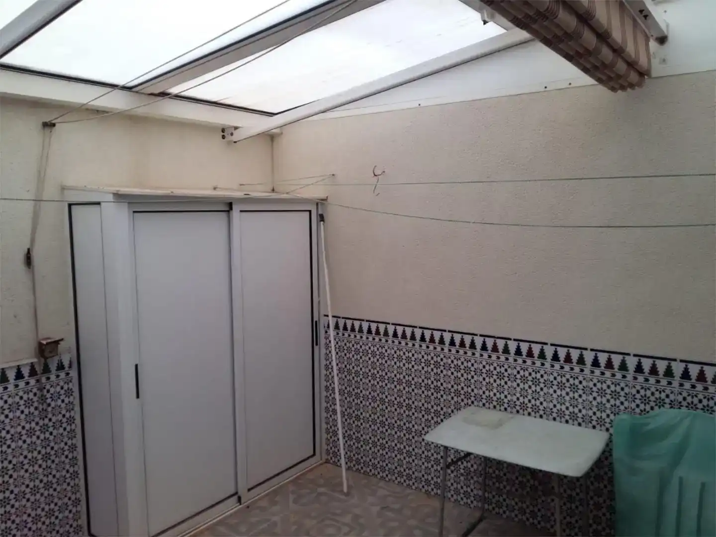 Terrasse von Wohnung zur Miete in San Javier mit Klimaanlage, Privatgarten und Parkett