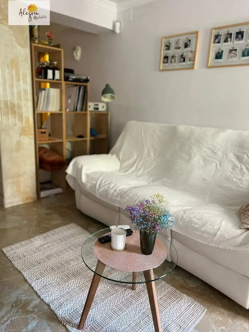 Sala de estar de Apartamento de alquiler en Valencia con Aire acondicionado, Calefacción y Amueblado