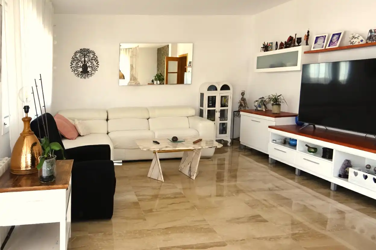 Living room of Detached homes for sale in Sant Quirze del Vallès  with Heating, Private garden and Parquet flooring