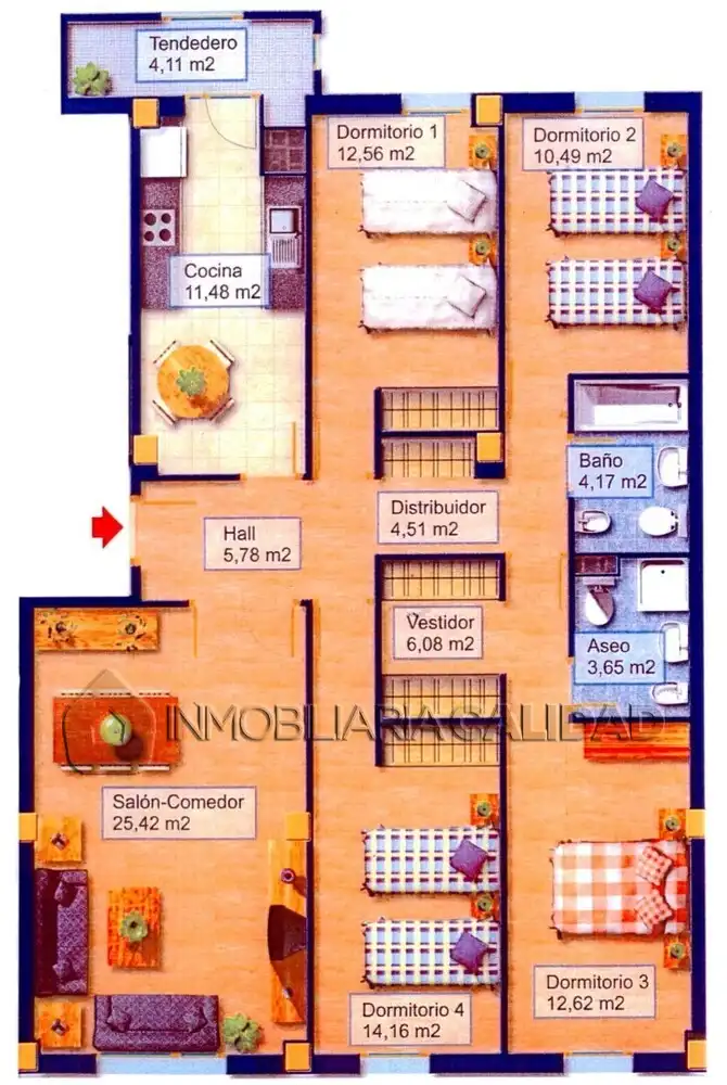 Piso en venta en Burgos con Calefacción, Terraza y Trastero