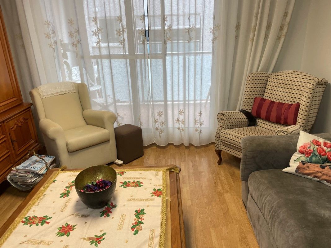 Sala de estar de Piso en venta en El Real de Gandia con Aire acondicionado, Amueblado y Balcón