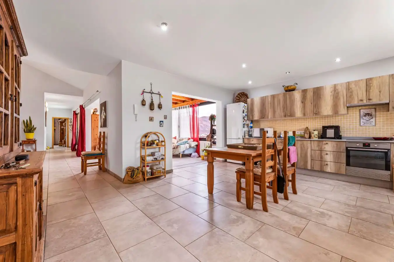 Kitchen of Houses for sale in La Oliva  with Heating, Private garden and Terrace