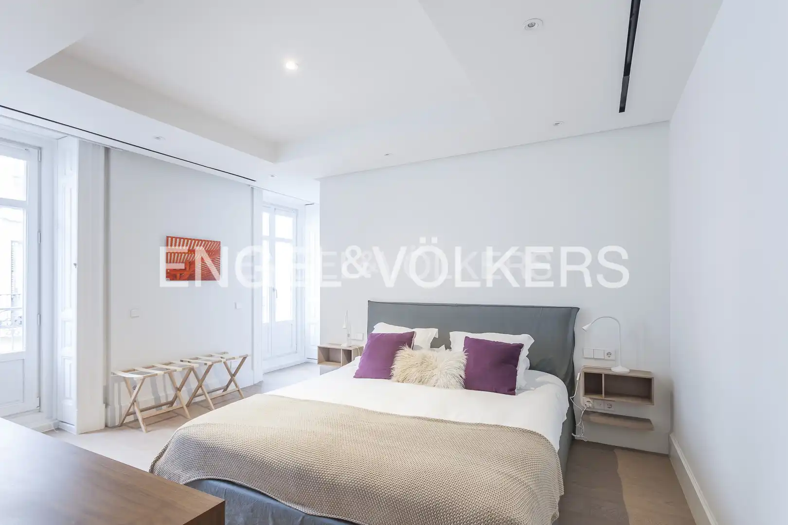 Schlafzimmer von Wohnung zum Verkauf in Madrid mit Klimaanlage, Heizung und Parkett