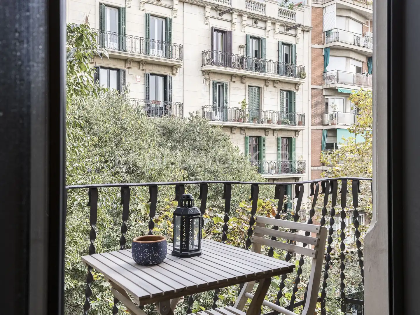 Terrasse von Wohnung zur Miete in Barcelona mit Klimaanlage, Heizung und Parkett