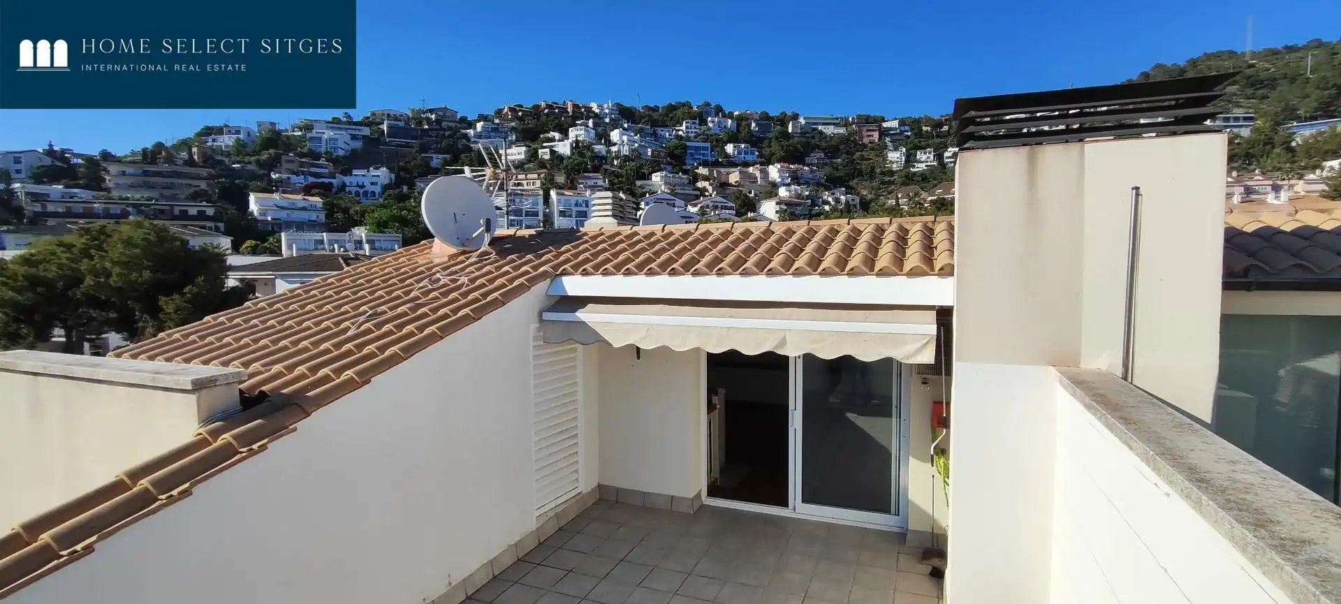 Terrassa de Casa adosada en venda en Sitges amb Aire condicionat, Calefacció i Parquet