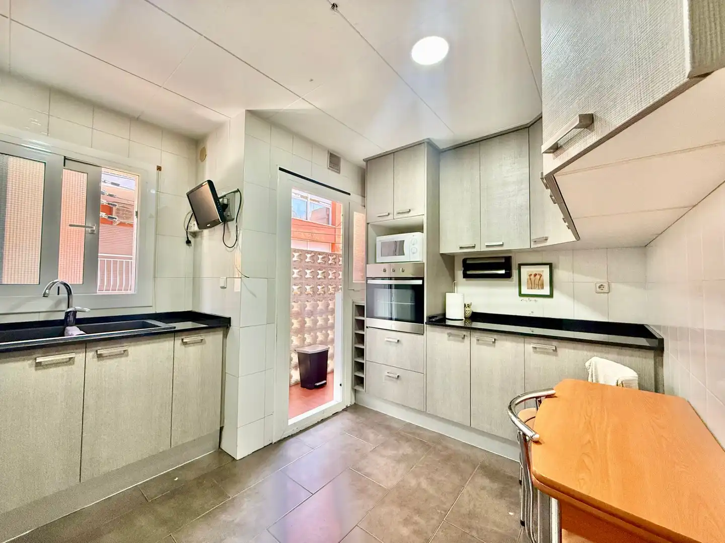 Kitchen of Flat for sale in Blanes  with Air Conditioner, Parquet flooring and Furnished
