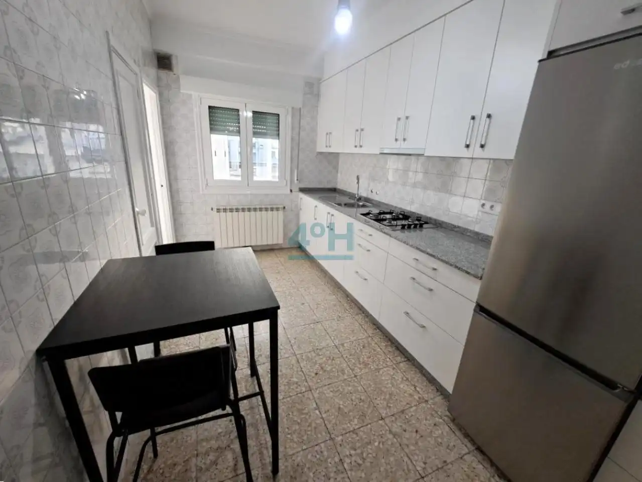 Kitchen of Flat for rent in Ourense Capital   with Heating and Balcony