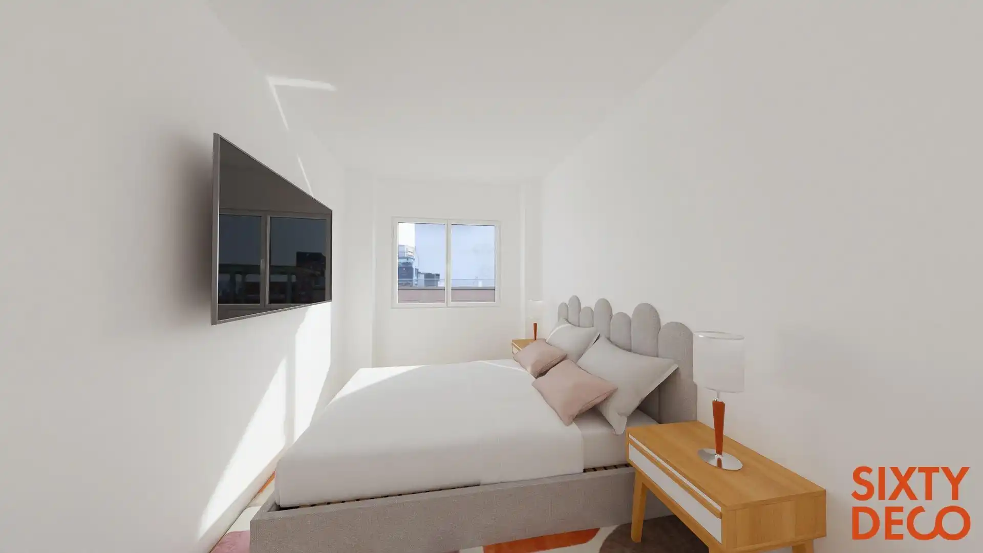 Bedroom of Flat for sale in Zaragoza  with Air Conditioner and Heating