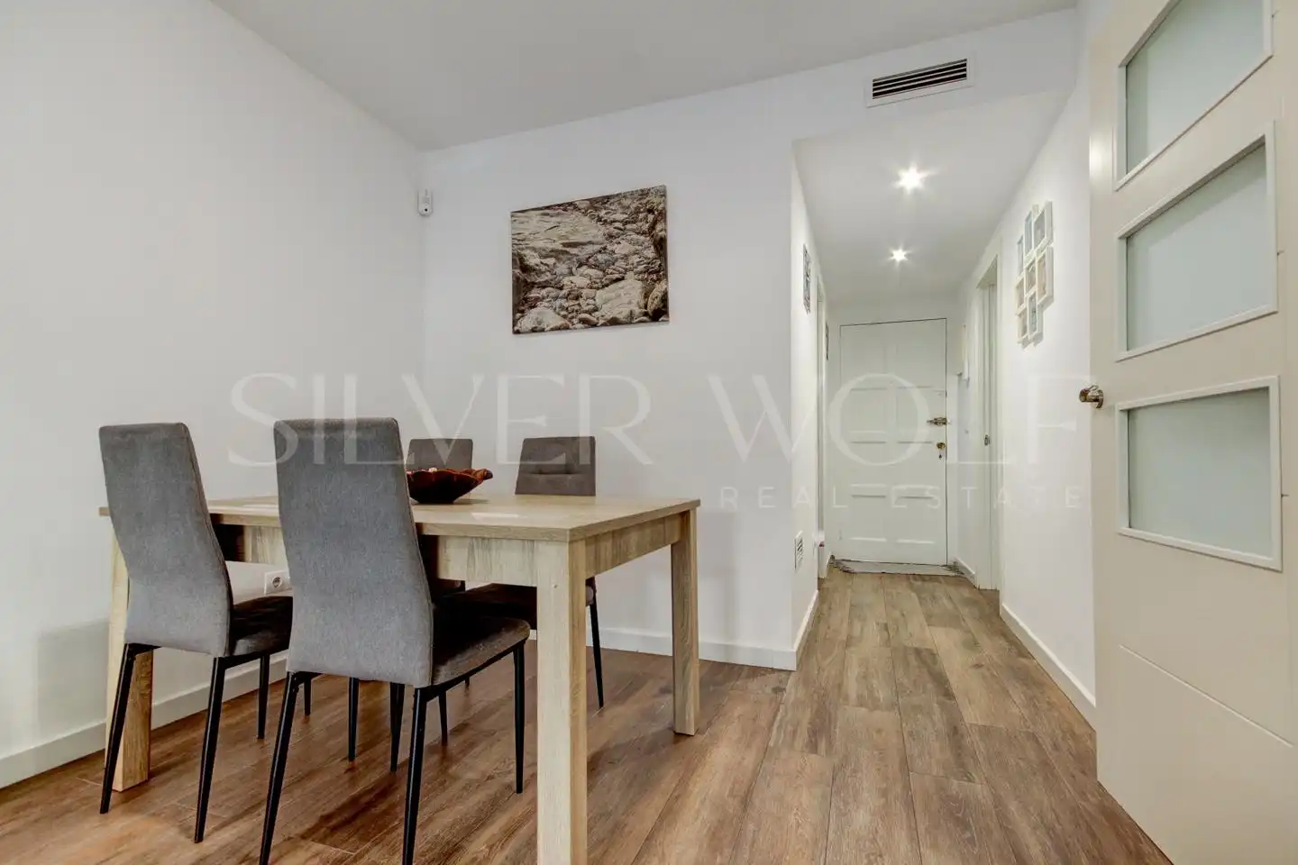 Dining room of Ground floor for sale in Vilanova i la Geltrú  with Air Conditioner, Private garden and Terrace