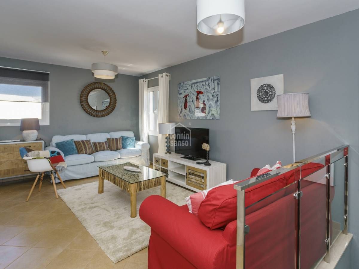 Sala d'estar de Apartament en venda en Ciutadella de Menorca amb Terrassa i Moblat