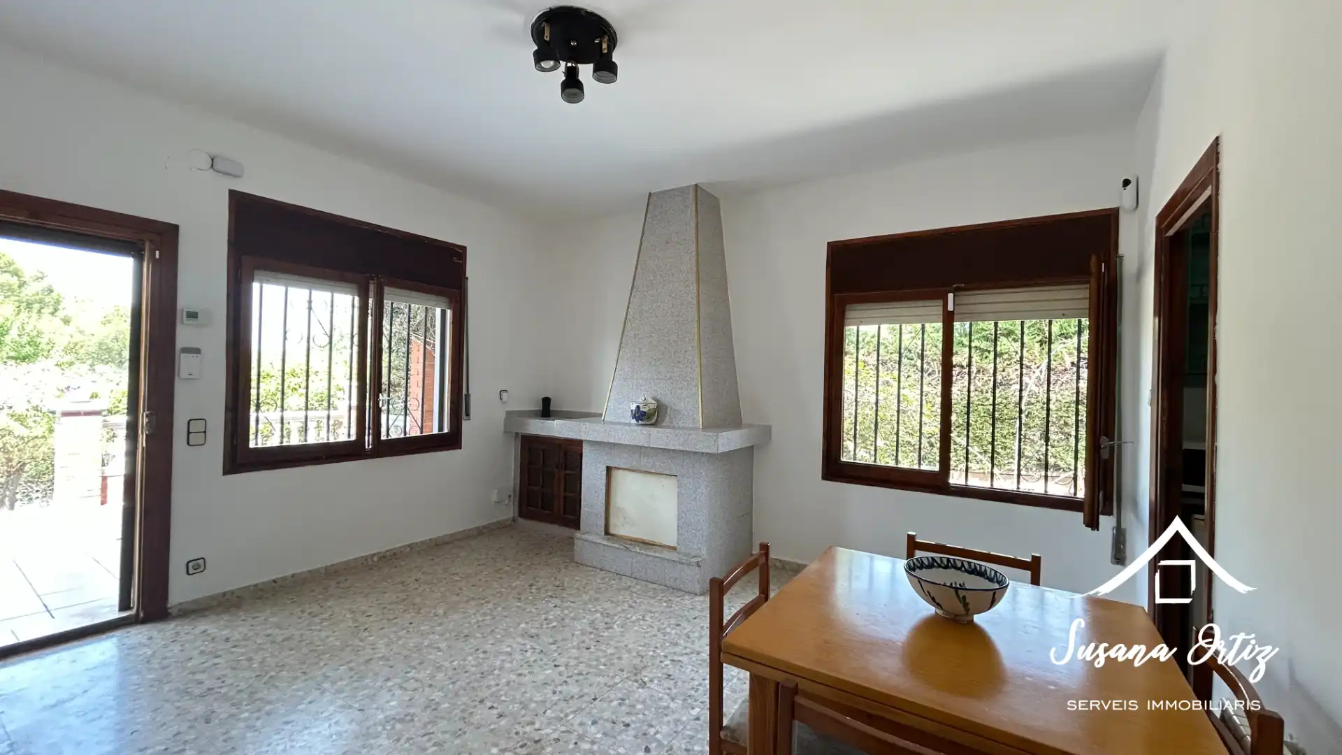 Sala de estar de Casa o chalet en venta en Igualada con Calefacción, Jardín privado y Terraza