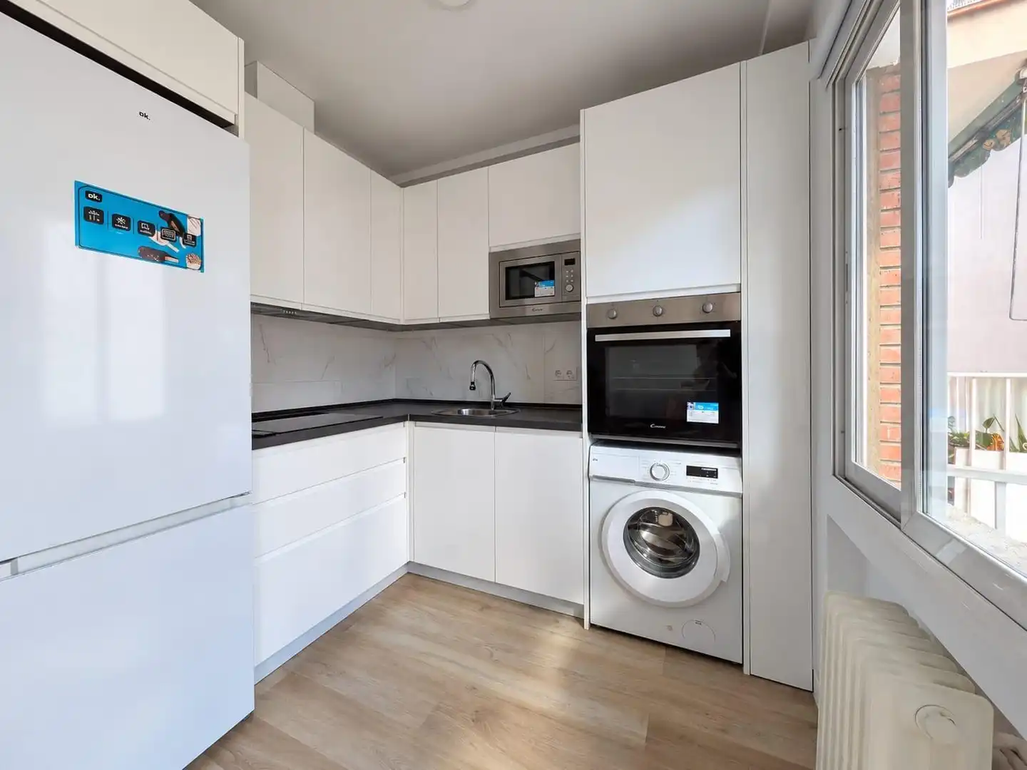 Küche von Wohnung zum Verkauf in Madrid mit Klimaanlage, Heizung und Terrasse