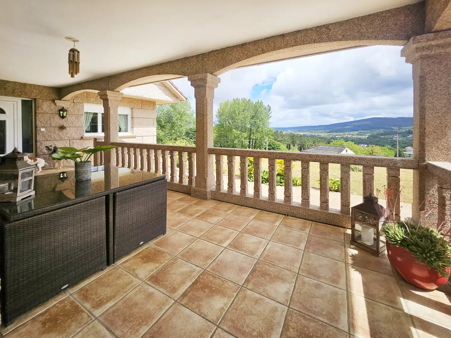 Terrassa de Casa o xalet en venda en Coristanco amb Calefacció, Jardí privat i Parquet