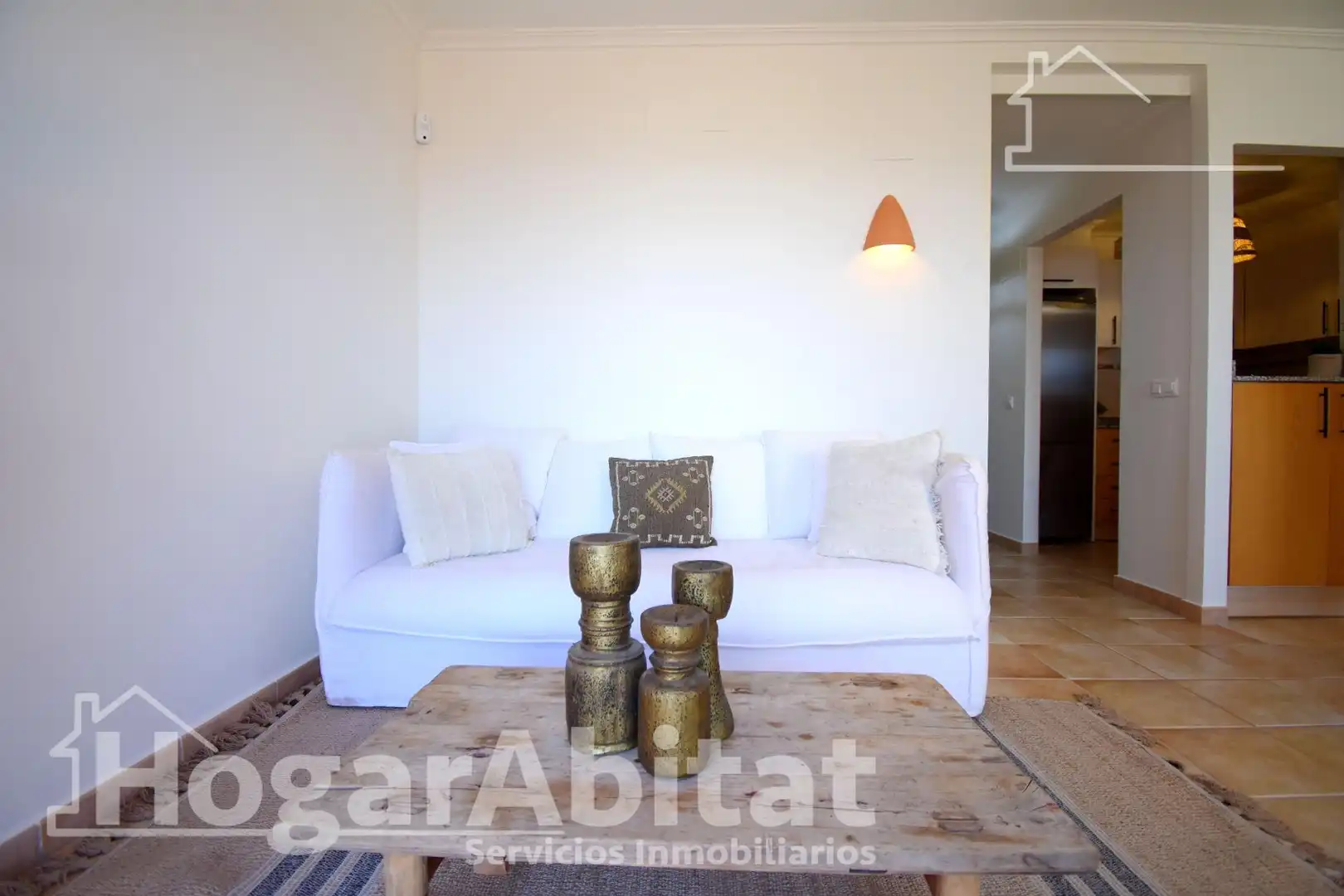 Sala d'estar de Àtic en venda en Pedreguer amb Aire condicionat, Calefacció i Jardí privat