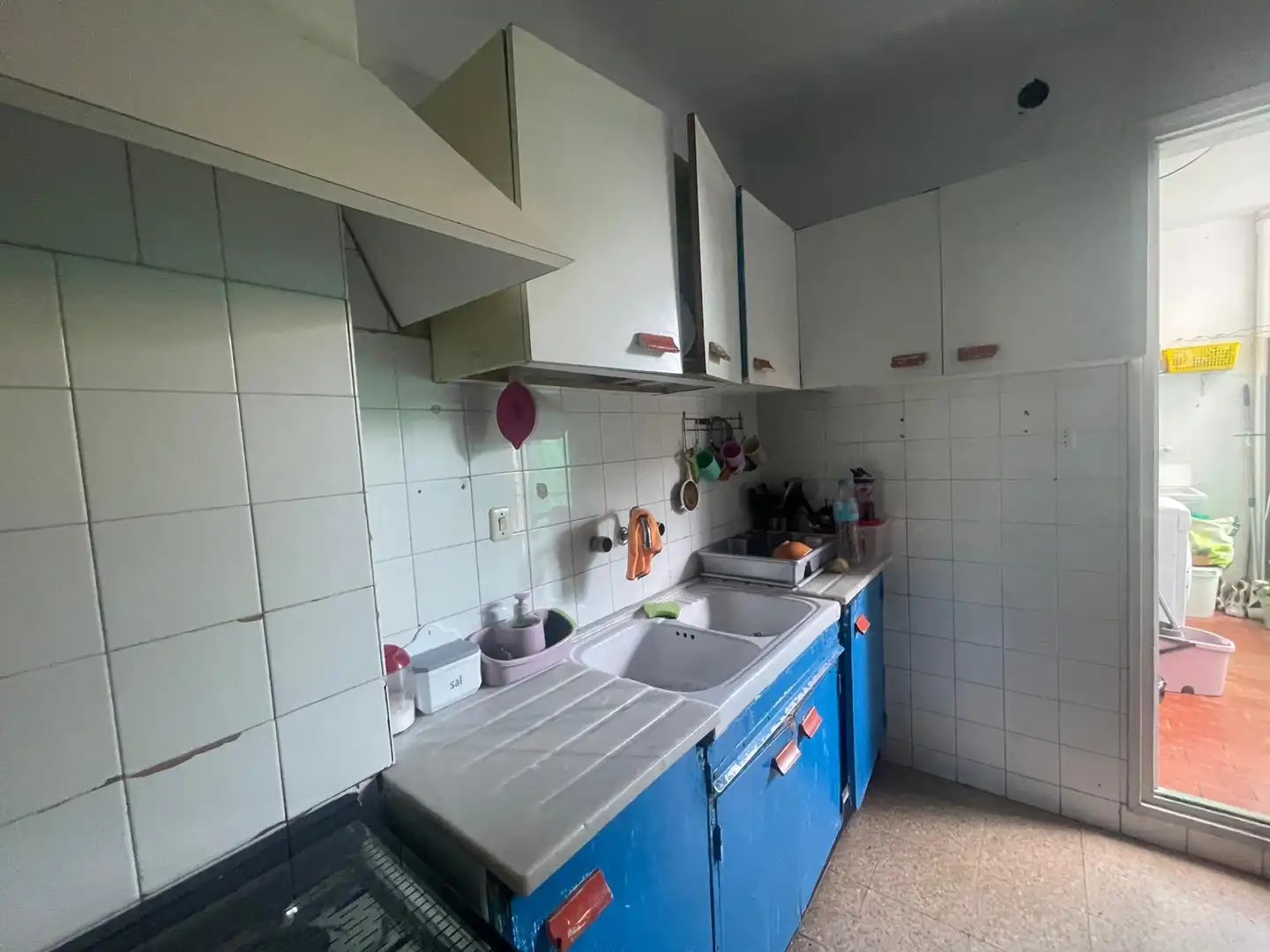 Kitchen of Flat for sale in Figueres  with Storage room and Balcony