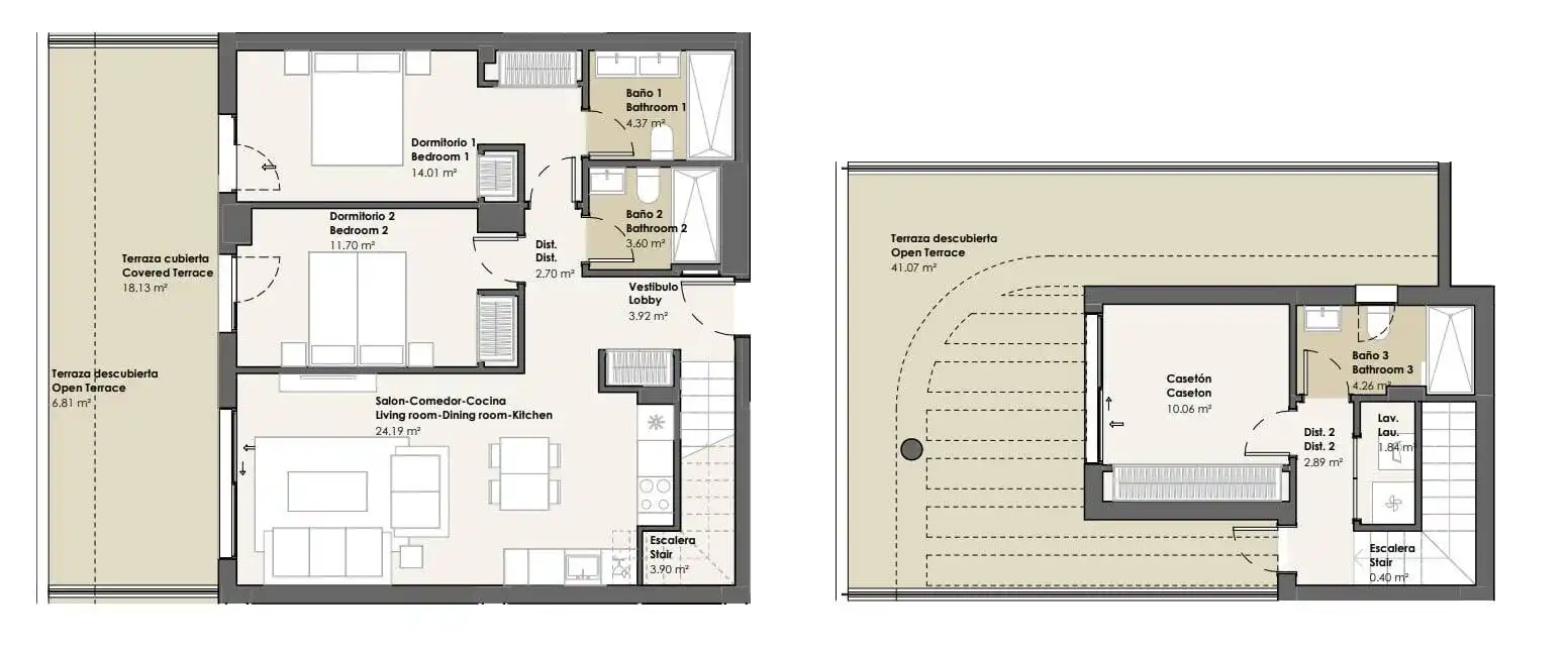 Apartament amb jardí en venda a Urbanización Santa Rosa, imagen 16
