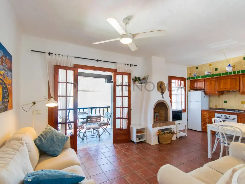Sala de estar de Apartamento en venta en Es Mercadal con Aire acondicionado y Terraza