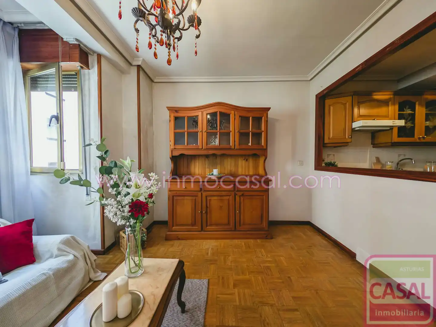 Dining room of Flat for sale in Mieres (Asturias)  with Heating, Terrace and Furnished