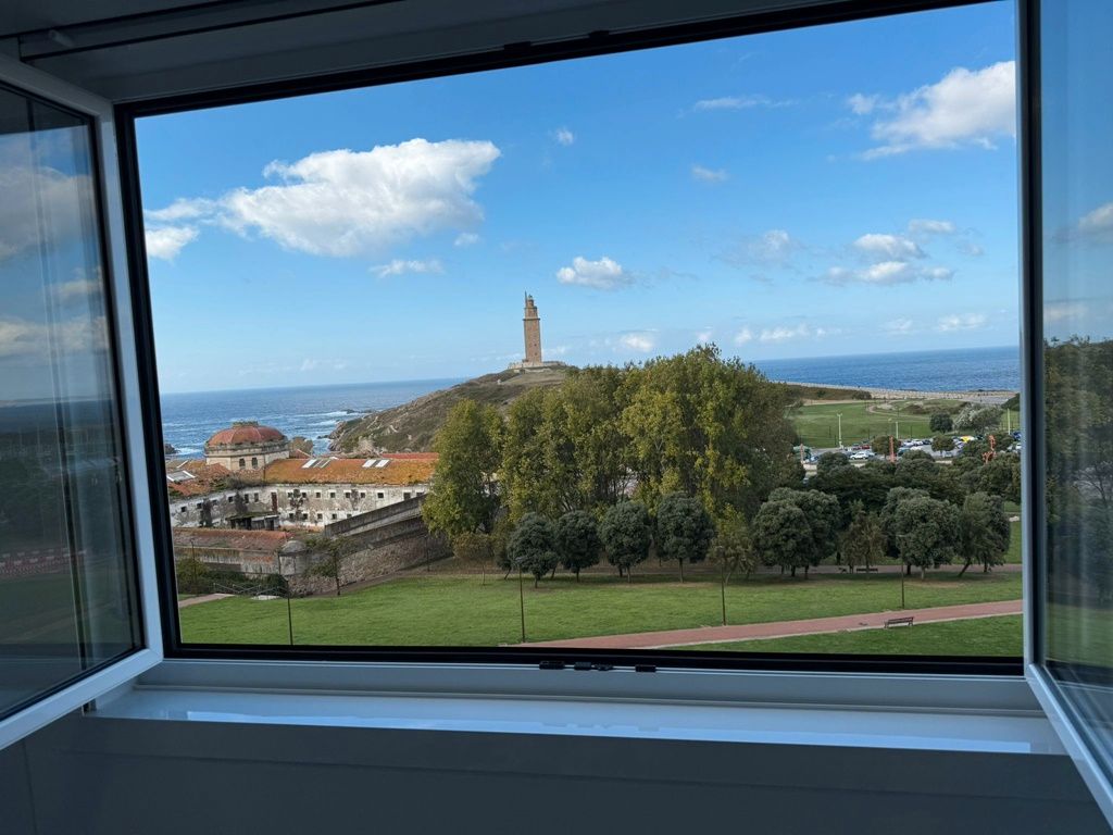Exterior view of Flat for sale in A Coruña Capital   with Terrace